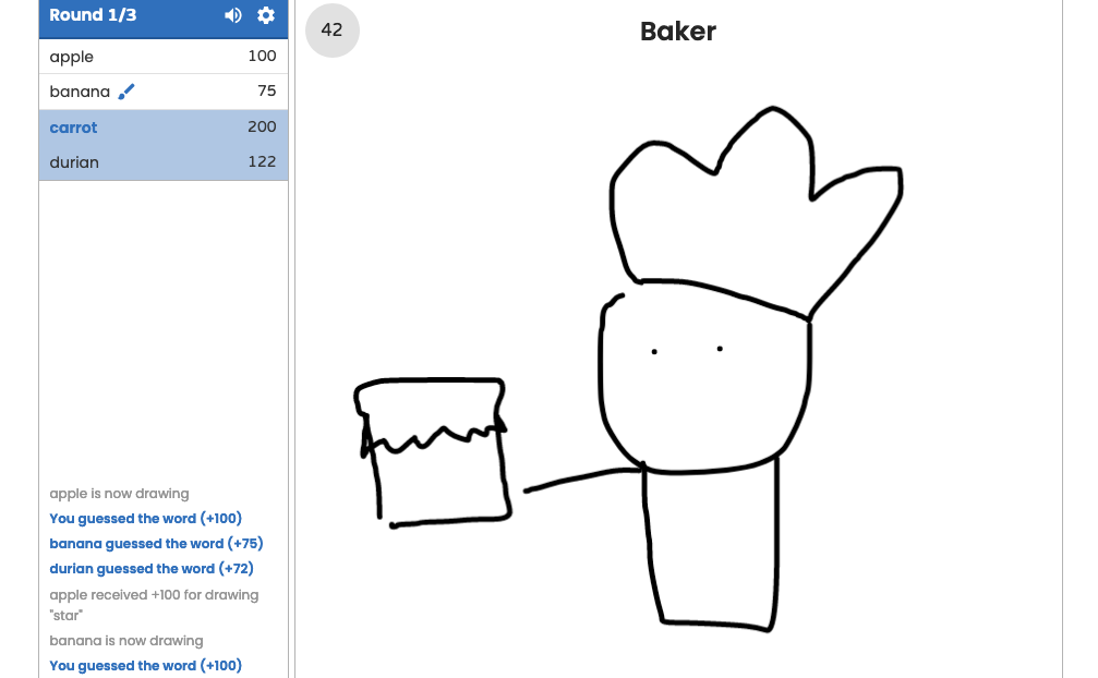 Draw It Out game example